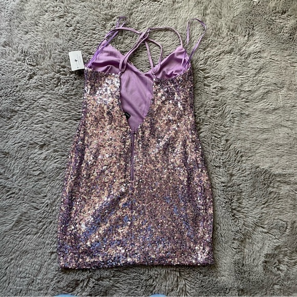 NWT purple sequence dress from Windsor - Picture 4 of 9